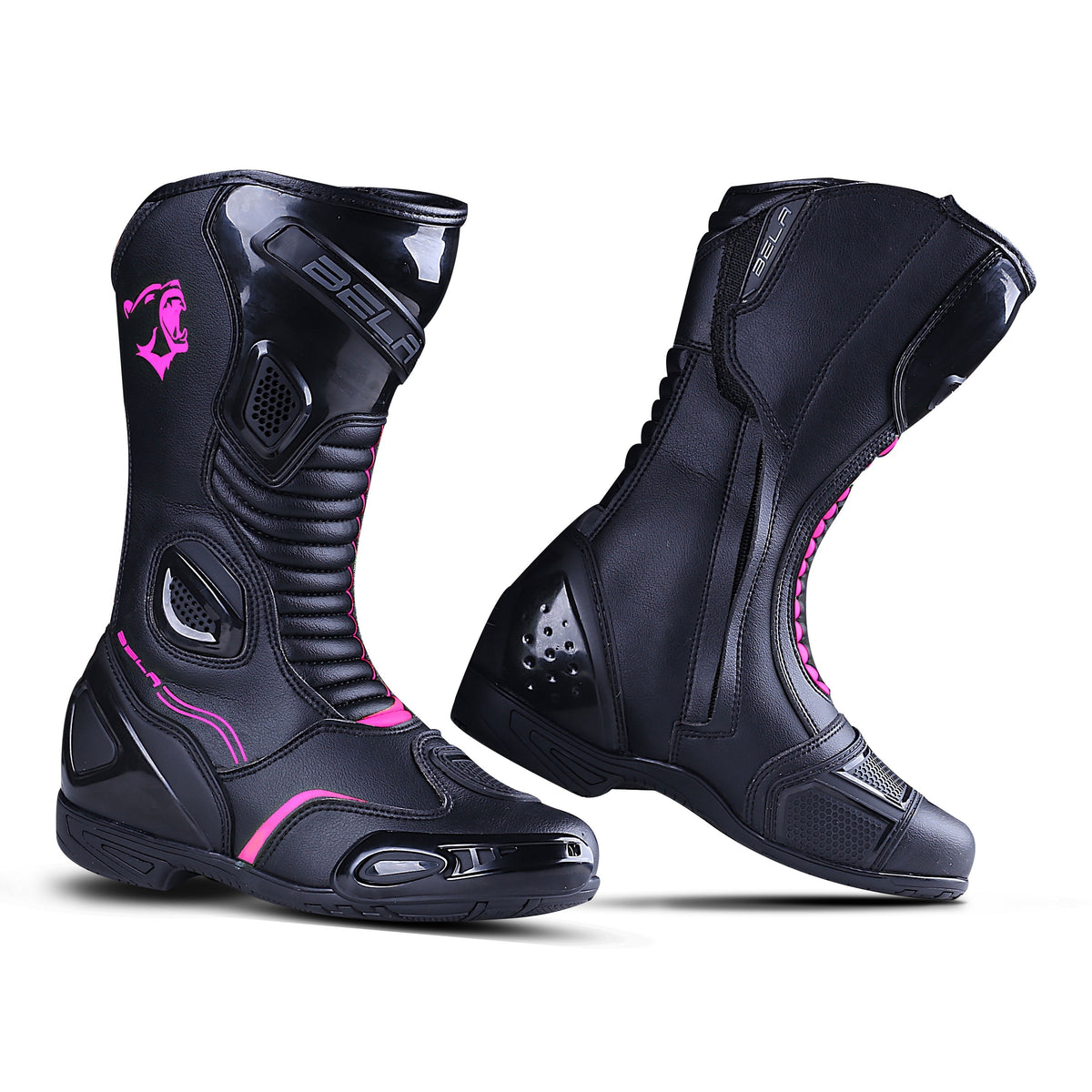 Completamente seco Bañera Refinería Bela Strip Lady bota hecha de cuero para moto,Bota de pista para mujer –  Roady Sport