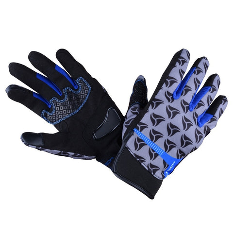 R-Tech Leopard Gant de Moto Noir/Bleu